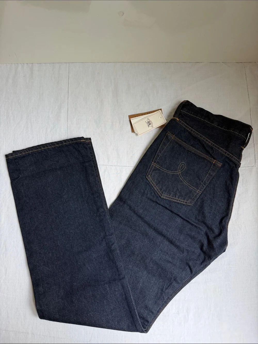 NWT New RRL Ralph Lauren Straight Leg SELVEDGE JEAN - EAST WEST size 32 x 32 - Picture 5 of 10